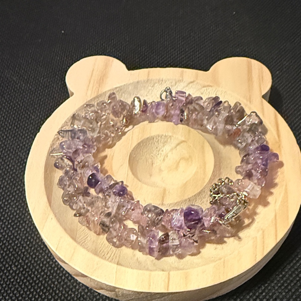 Aurelite Super 7 Crystal Chips Bracelet